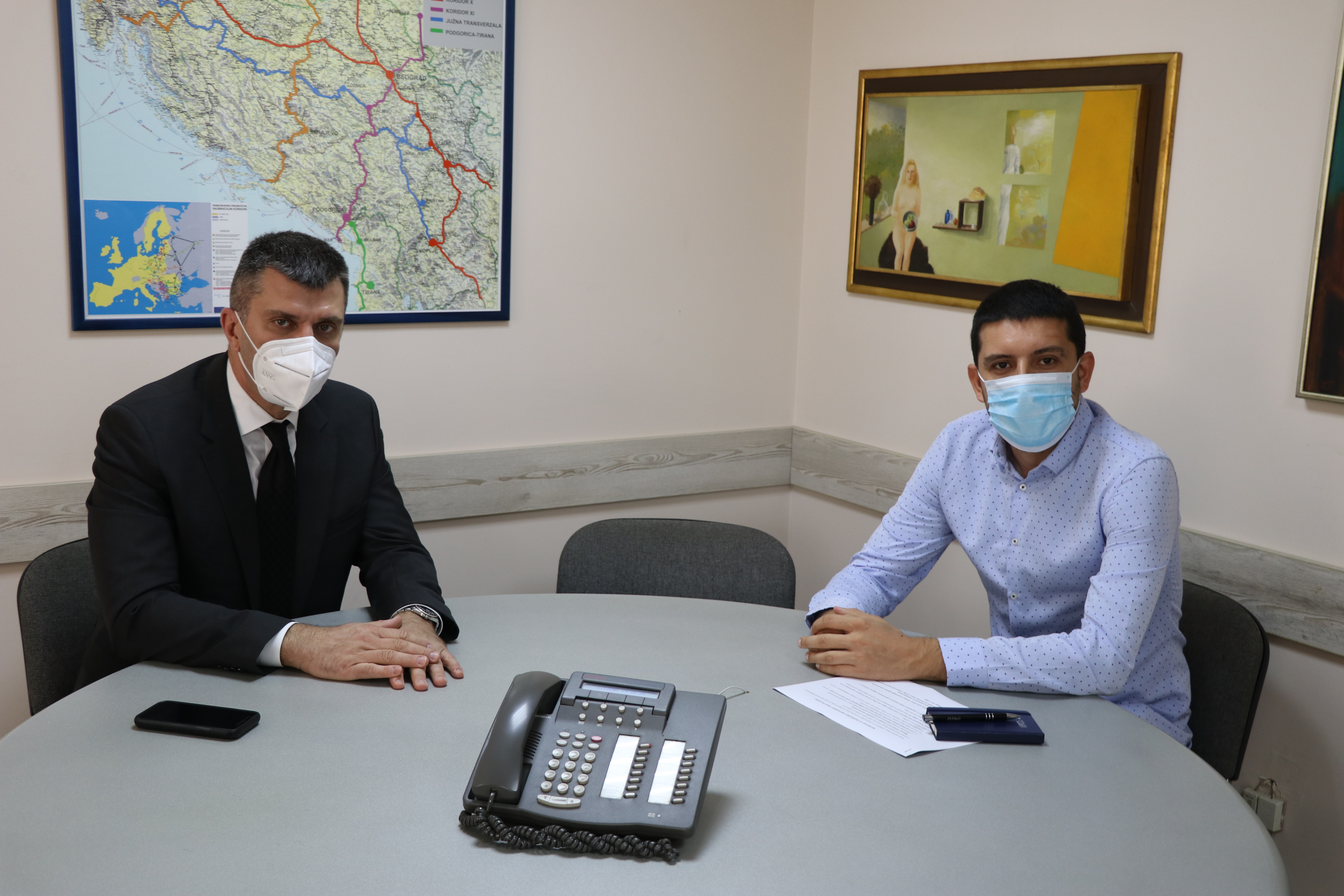 Ђорђевић разговарао са новопостављеним градоначелником Ваљева