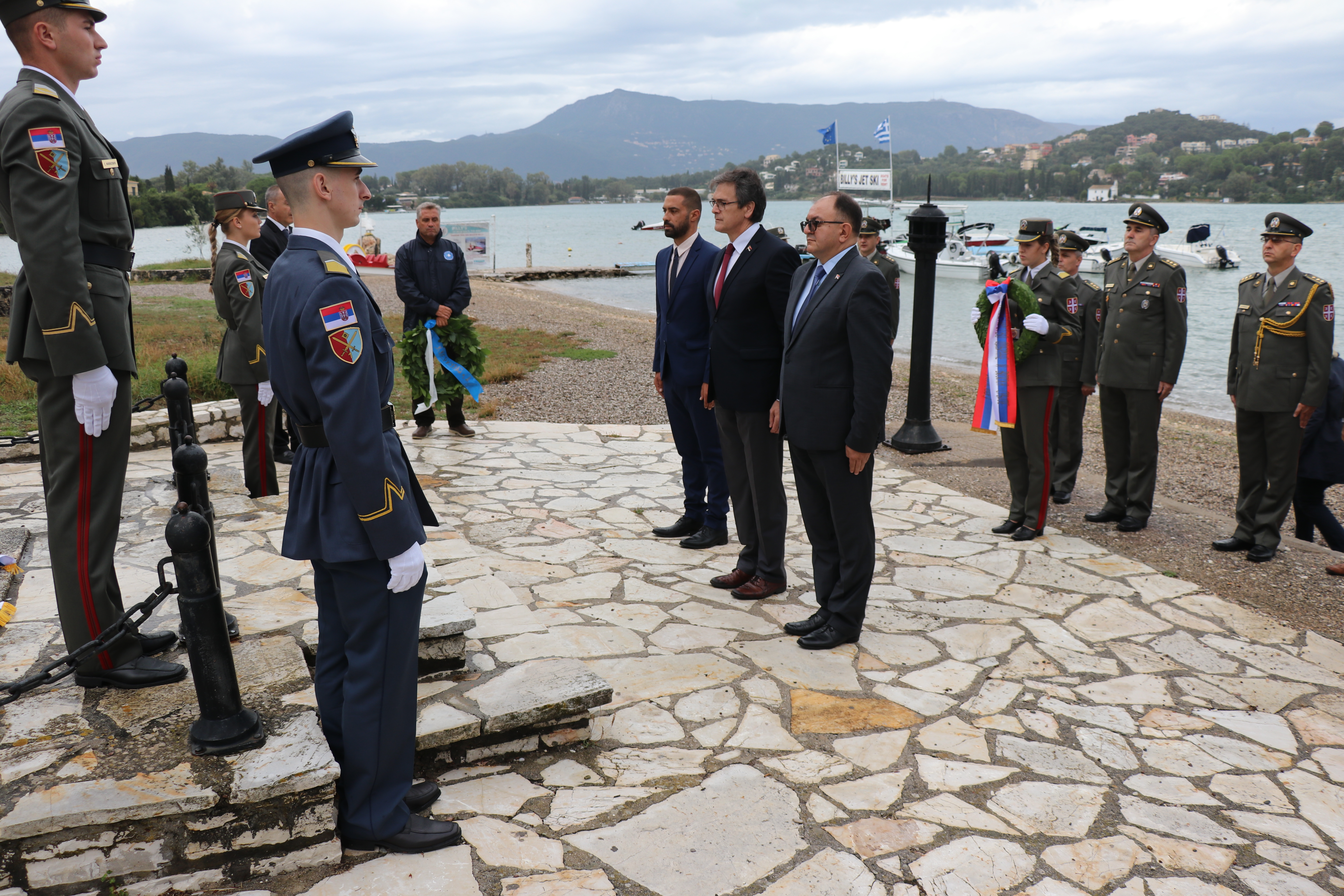 Одржане комеморативне свечаности поводом обележавања 104. годишњице од повлачења српске војске на Острво Крф (Албанска голгота)