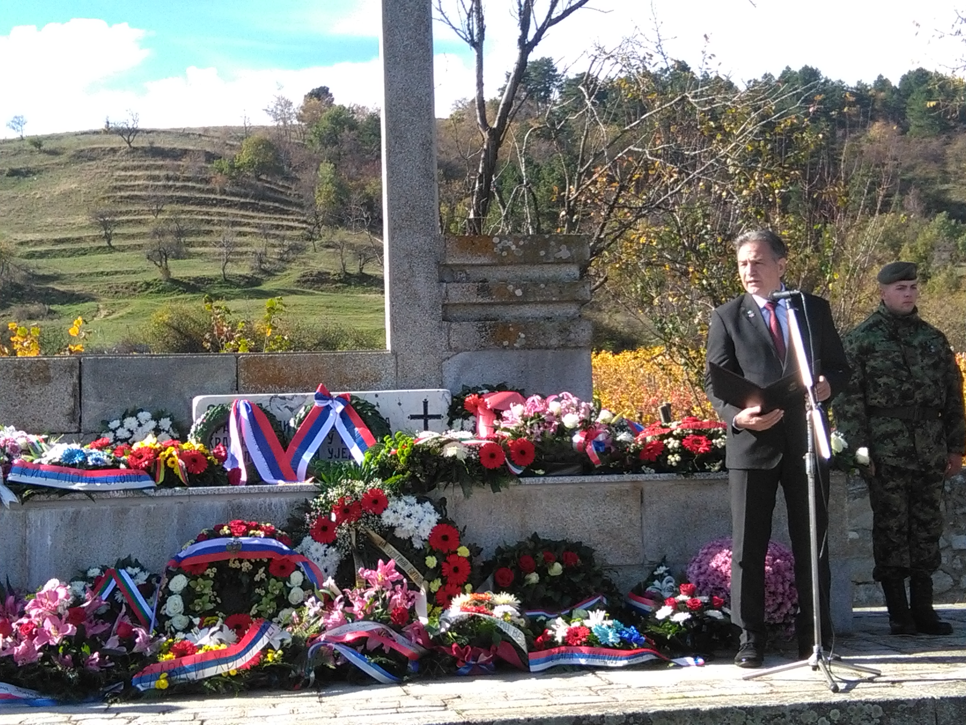 Обележена 103. годишњица Дана примирја у Првом светском  рату на Српском војничком гробљу у Битољу у Републици Северној Македонији