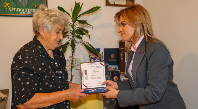 Ђурђевић Стаменковски посетила мајку јунака Стојадина Мирковића