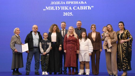 Ђурђевић Стаменковски уручила признања Милунка Савић за 2025: Херојство у Србији није прошлост, већ садашњост