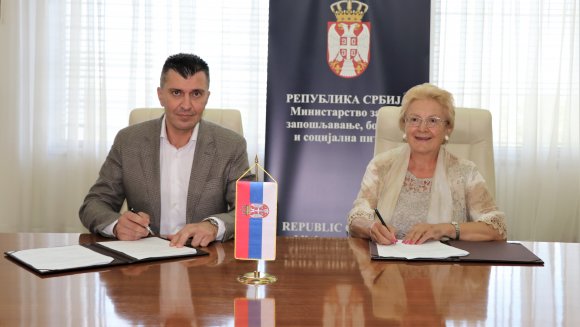 Потписан Споразум о сарадњи између Министарства за рад, запошљавање, борачка и социјална питања и Филолошког факултета Универзитета у Београду 