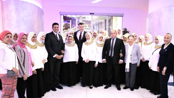 Министар Ђорђевић разговарао је са слепим музичарима члановима чувеног египатског оркестра