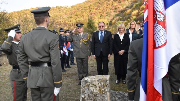 Обележавање 101. годишњице Дана примирја у Првом светском  рату на Српском војничком гробљу у Битољу у Републици Северној Македонији