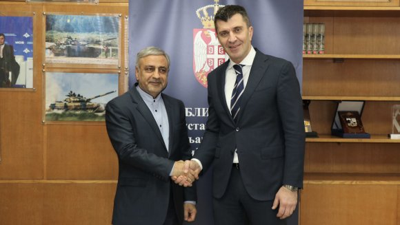 Министар Ђорђевић примио у опроштајну посету амбасадора Ирана