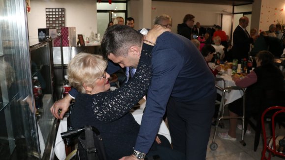 Ђорђевић са најстаријима прославио Нову Годину