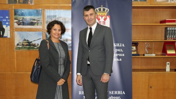 Министар Ђорђевић разговарао са амбасадорком Израела Алоном Фишер Кам