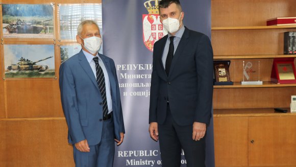 Министар Ђорђевић разговарао са амбасадором Русије о плановима за реализацију у будућем периоду