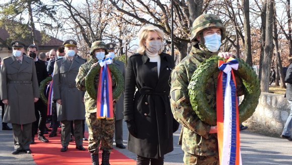 Министарка Кисић Тепавчевић поводом Дана државности Републике Србије положила венац на саркофаг вожда Карађорђа на Опленцу