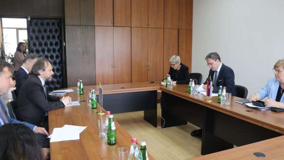 Министар Селаковић и шеф Делегације ЕУ Жиофре о сарадњи у области социјалне заштите