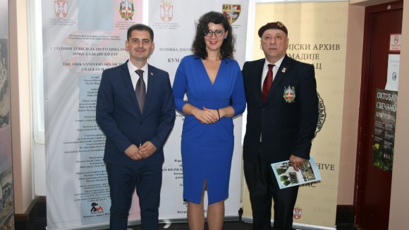Дејан Антић у Историјском архиву Шумадије у Крагујевцу отворио изложбе о Првом балканском рату