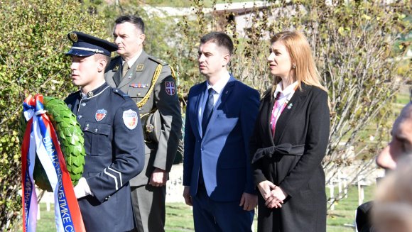 Дејан Антић на обележавању 105. годишњице Дана примирја у Првом светском рату у Северној Македонији 