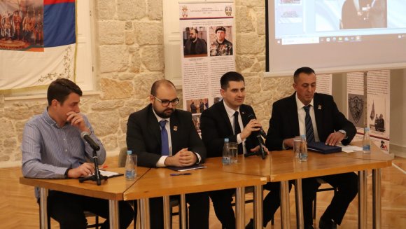 Дејан Антић на обележавању 120. годишњице од оснивања Удружења ратних добровољаца 1912-1918. у Музеју Херцеговине у Требињу 