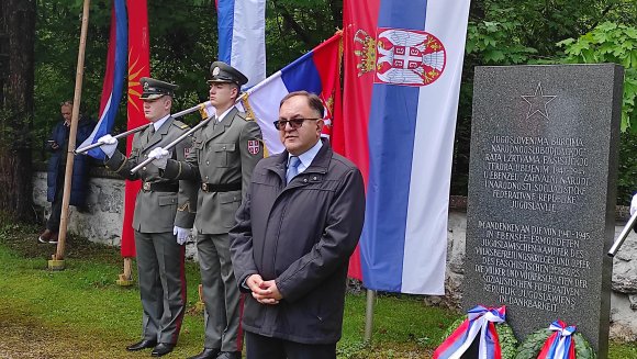 Одата почаст и положени венци на местима страдања Срба у Ебензеу, Ашаху, Хартхајму и Гусену у Републици Аустрији