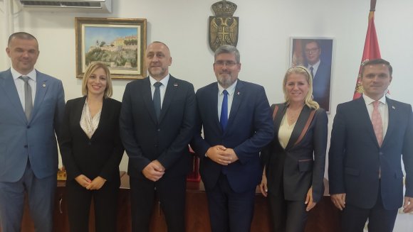 Министри Старовић и Егић одржали састанак уочи одржавања Првог Свесрпског сабора