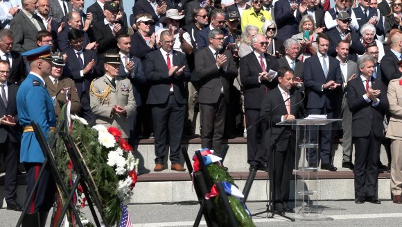 Министар Старовић на бележавању 80. годишњице од операције Халијард