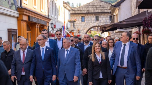 Ђурђевић у Вишеграду: Сусрет на Дрини на годишњицу Свесрпског сабора доказ да се држимо заједно