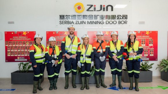 Ђурђевић у посети борском руднику: Рудари су наши хероји