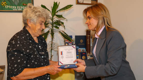 Ђурђевић Стаменковски посетила мајку јунака Стојадина Мирковића