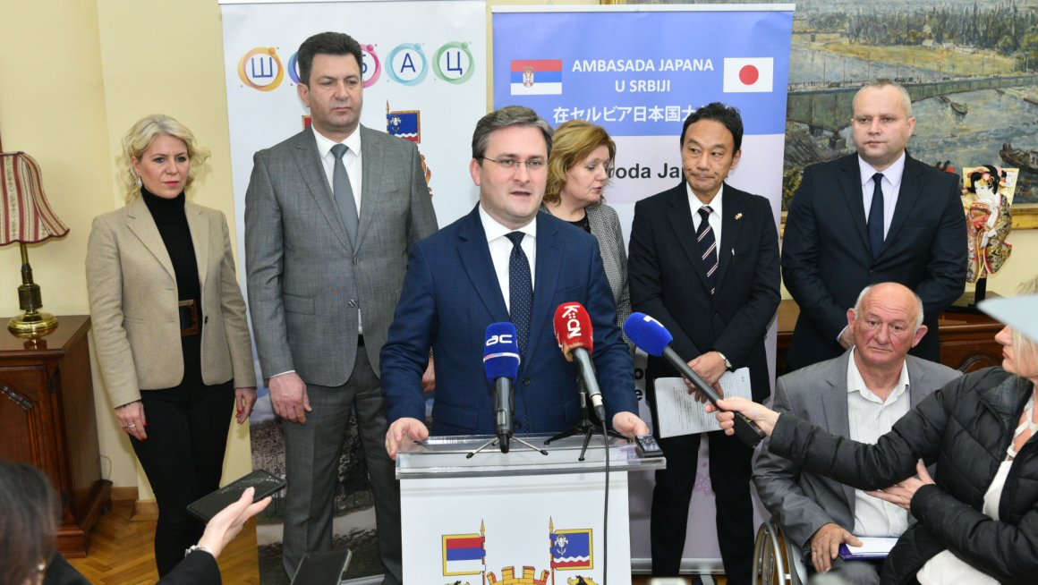 Амбасада Јапана донирала возило за особе са инвалидитетом у Шапцу