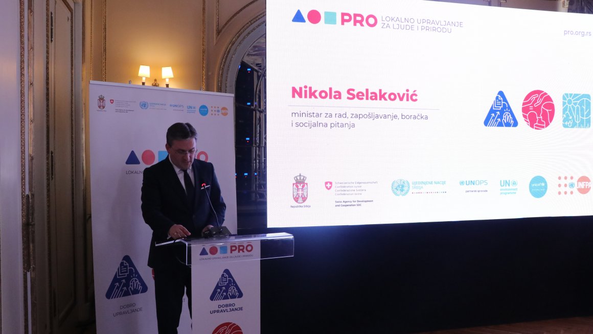 Министар Селаковић - Пројекат ПРО пружа подршку најосетљивијим деловима нашег друштва