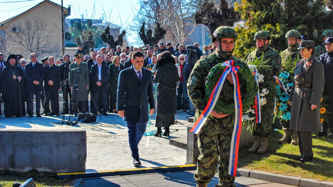 Дејан Антић на обележавању 146. годишњице ослобођења Врања