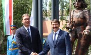 Откривен споменик Јаношу Хуњадију, у српском народу познатом као Јанко Сибињанин