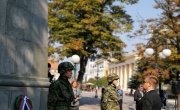 Положени венци и одата почаст страдалим српским и француским  војницима у Првом светском рату у Зајечару