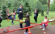 Ђорђевић на отварању првог инклузивног игралишта за особе са инвалидитетом и децу са посебним потребама у Панчеву
