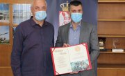 Ђорђевићу уручена захвалница СУБНОР-а за досадашњу сарадњу