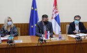 Ђорђевић са представницима удружења приватних установа социјалне заштите