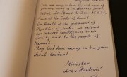 Ђорђевић се уписао у Књигу жалости поводом смрти емира Кувајта