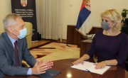 Министарка проф. др Кисић Тепавчевић и руски амбасадор Александар Боцан – Харченко о унапређењу сарадње
