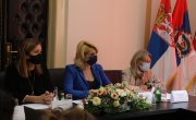 Кисић Тепавчевић са директоркама 8 центара за социјални рад са територије Јужног Баната