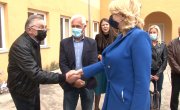 Кисић Тепавчевић са директоркама 8 центара за социјални рад са територије Јужног Баната