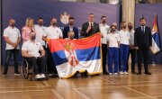 Параолимпијцима свечано уручена државна застава за Параолимпијске игре у Токију