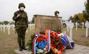 Oдата почаст страдалим српским и француским  војницима у Првом светском рату у Зајечару