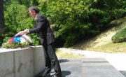 Положени венци на Споменик совјетским ратним ветеранима на Авали поводом Дана победе над фашизмом у Другом светском рату