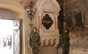 Говор министра Николе Селаковића поводом обележавања 122. годишњице од смрти од краља Милана I Обреновића у Манастиру Крушедол