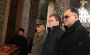 Говор министра Николе Селаковића поводом обележавања 122. годишњице од смрти од краља Милана I Обреновића у Манастиру Крушедол