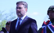 Говор министра за рад, запошљавање, борачка и социјална питања Николе Селаковића поводом обележавања 78 година од пробоја Сремског фронта (Спомен комплекс „Сремски фронт“, Адашевци код Шида)
