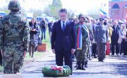 Говор министра за рад, запошљавање, борачка и социјална питања Николе Селаковића поводом обележавања 78 година од пробоја Сремског фронта (Спомен комплекс „Сремски фронт“, Адашевци код Шида)
