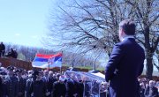 Говор министра за рад, запошљавање, борачка и социјална питања Николе Селаковића поводом обележавања 78 година од пробоја Сремског фронта (Спомен комплекс „Сремски фронт“, Адашевци код Шида)