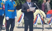 Говор министра за рад, запошљавање, борачка и социјална питања Николе Селаковића на сахрани чувара српског војничког гробља у Солуну Ђорђа Михаиловића