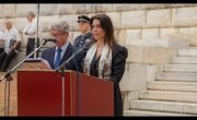 Говор министра Николе Селаковића  након одавања почасти и полагања венаца  код Спомен костурнице на острву Видо, поводом  обележавања 107. годишњице искрцавања српске војске на Јонска острва Крф и Видо