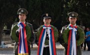 Говор министра за рад, запошљавање, борачка и социјална питања Николе Селаковића након одавања почасти и полагања венацана на Српском војничком гробљу Зејтинлик, на обележавању 105. годишњице пробоја Солунског фронта