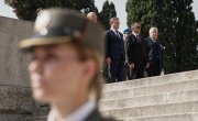 Говор министра за рад, запошљавање, борачка и социјална питања Николе Селаковића након одавања почасти и полагања венацана на Српском војничком гробљу Зејтинлик, на обележавању 105. годишњице пробоја Солунског фронта