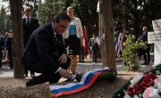 Говор министра за рад, запошљавање, борачка и социјална питања Николе Селаковића након одавања почасти и полагања венацана на Српском војничком гробљу Зејтинлик, на обележавању 105. годишњице пробоја Солунског фронта