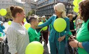 Барошевић на обележавању Међународног дана особа са церебралном парализом на Тргу републике
