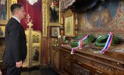 Дејан Антић положио венац на кивот Светог краља Милутина у храму Св. Недеље у Софији